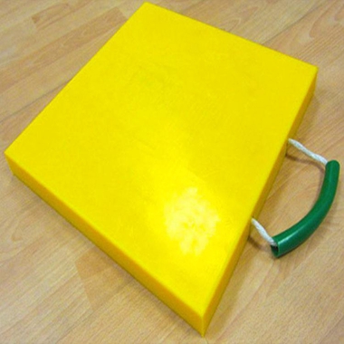 Crane anti-skid leg block